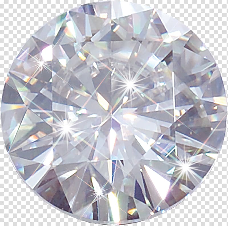 Moissanite Gemstone Diamond Brilliant Gemological Institute of America, gemstone transparent background PNG clipart