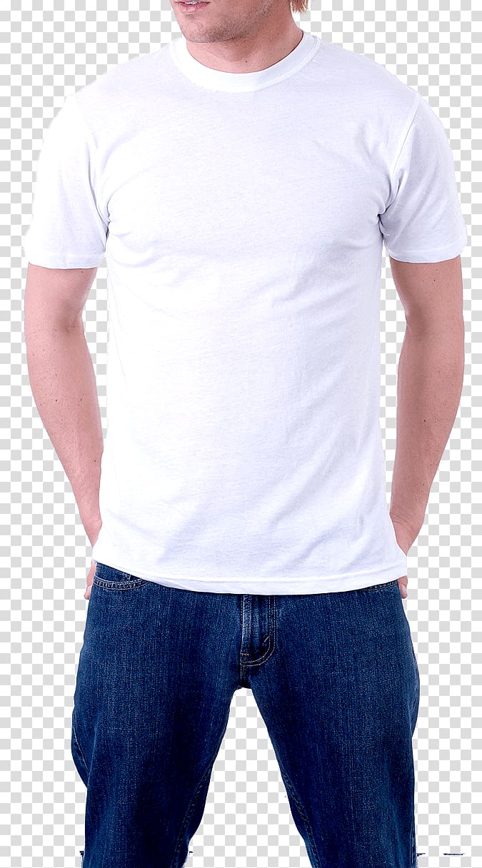 T-shirt Polo shirt Blouse Sleeve, White Polo Shirt transparent background PNG clipart