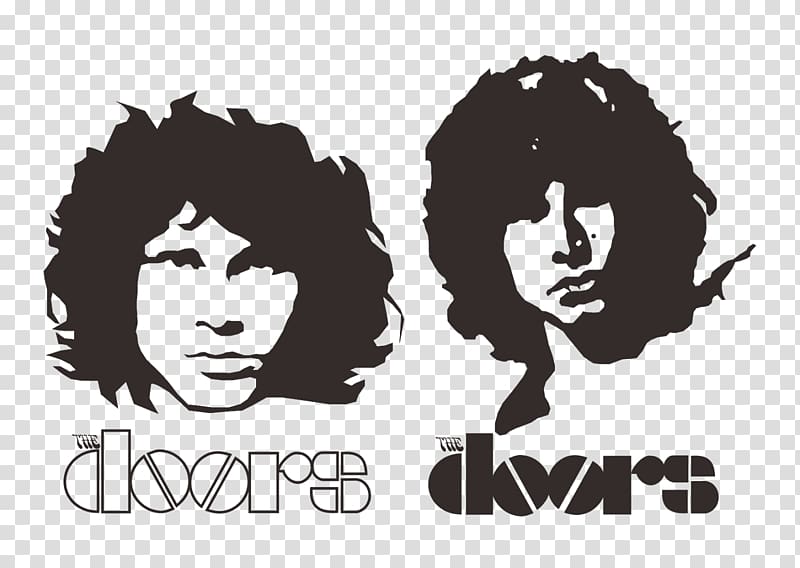 Jim Morrison The Doors Logo DOORS, THE, pink singer transparent ...