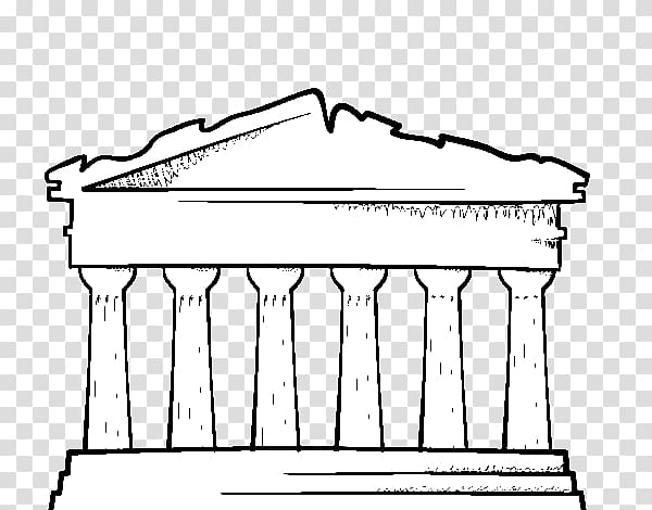 Free Download Parthenon Drawing Monument Coloring Book