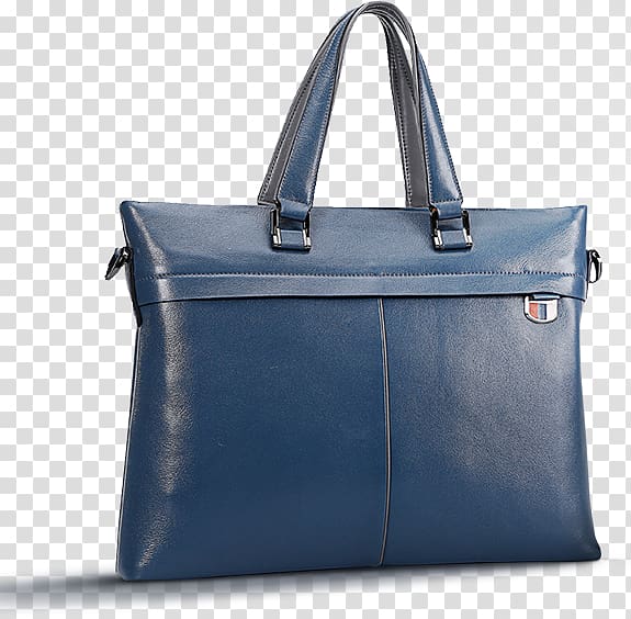 Designer Bag Computer file, Blue men\'s bag transparent background PNG clipart