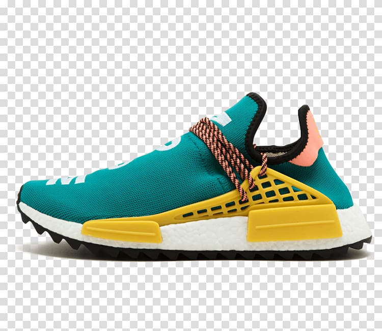 Adidas Mens Pw Human Race Nmd Tr Adidas Men\'s Pharrell Williams Hu NMD TR Shoes Adidas Pharrell x NMD \'Human Race\', yellow puma shoes for women transparent background PNG clipart