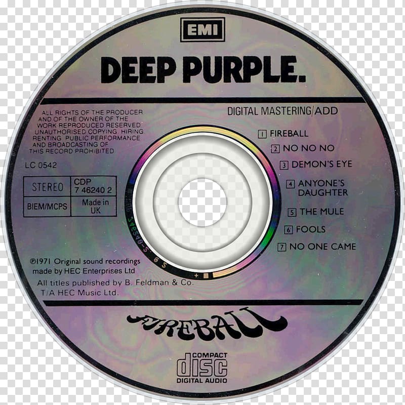 Compact disc Fireball Deep Purple Gillan No No No, fireball transparent background PNG clipart
