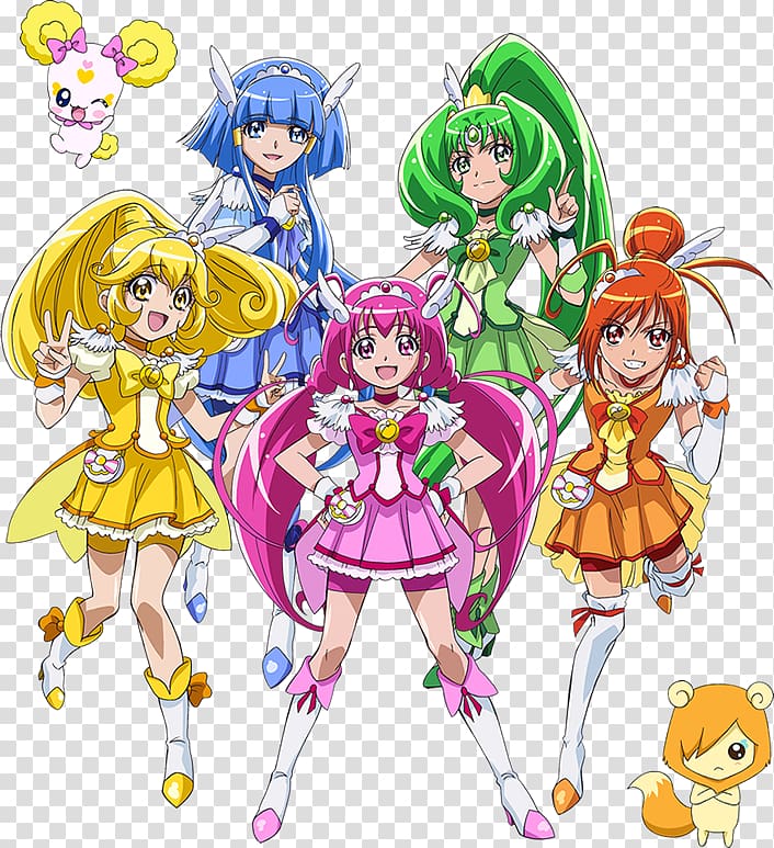 Pretty Cure All Stars Miyuki Hoshizora Izumi Todo Toei Animation, Anime transparent background PNG clipart