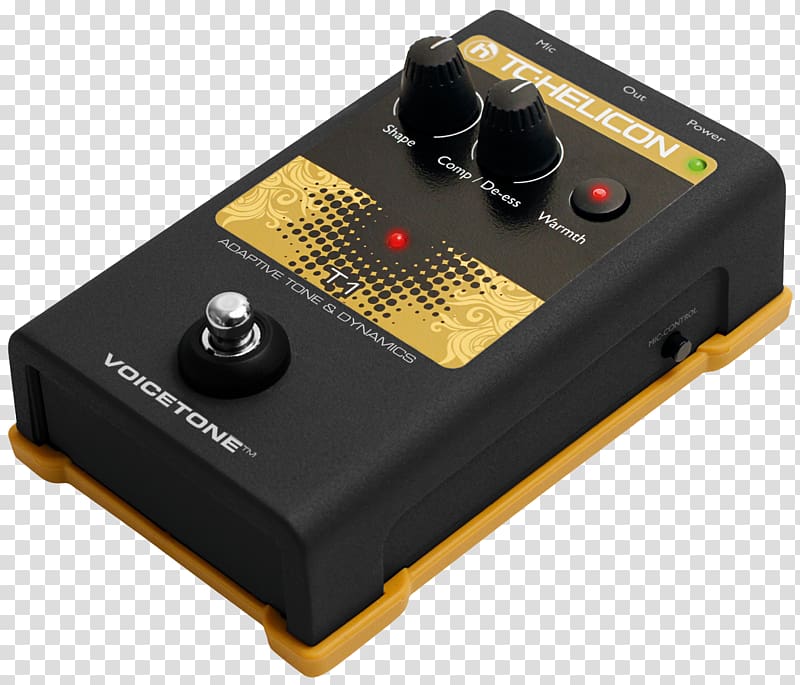 Microphone TC-Helicon VoiceTone C1 Effects Processors & Pedals TC-Helicon VoiceTone T1, microphone transparent background PNG clipart