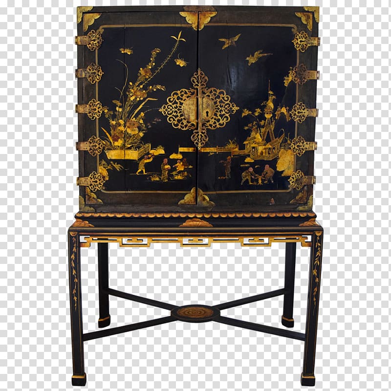Table Cabinetry Furniture Antique Chinoiserie, Chinoiserie transparent background PNG clipart