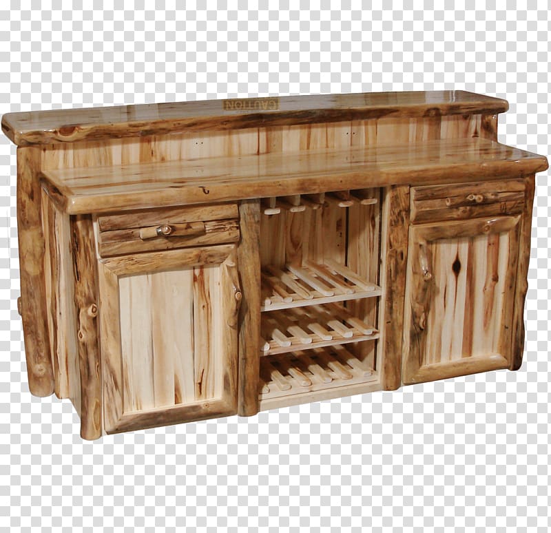 Log furniture Table Buffets & Sideboards Drawer, table transparent background PNG clipart