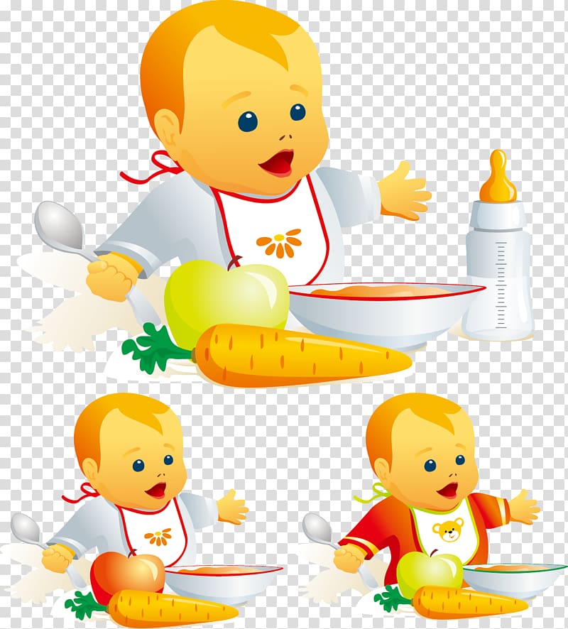 Baby food Infant Drawing , hand-drawn cartoon baby meal transparent background PNG clipart