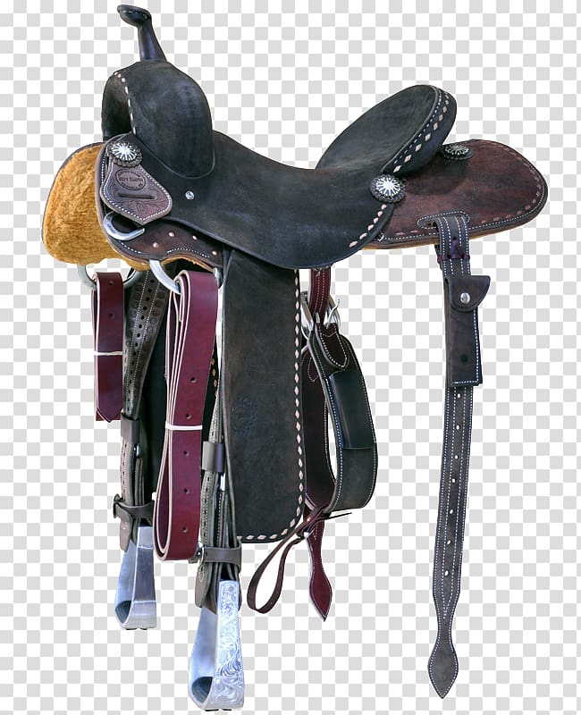 Jeff Smiths Custom Saddles Store & Arena Horse Western saddle Bridle, Western Saddle transparent background PNG clipart