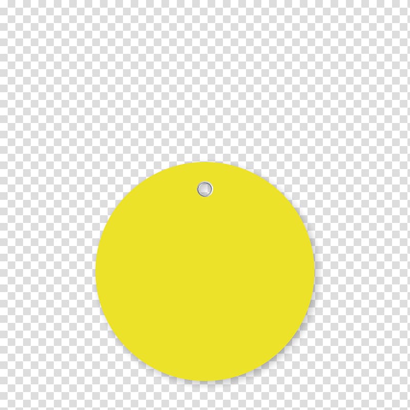 Circle Oval Material, yellow tag transparent background PNG clipart