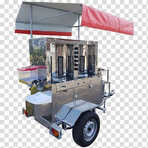 Kebab Shawarma Churrasco Skewer Trailer, Carreta transparent background PNG clipart