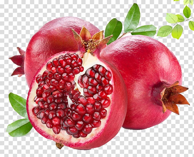 Pomegranate Fruit , Red pomegranate transparent background PNG clipart