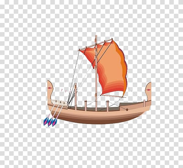 Watercraft Boat, Brown wooden boat transparent background PNG clipart