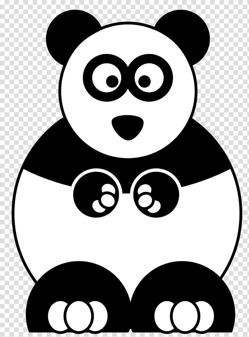 Giant panda Bear , Gambar Kartun Panda transparent background PNG clipart