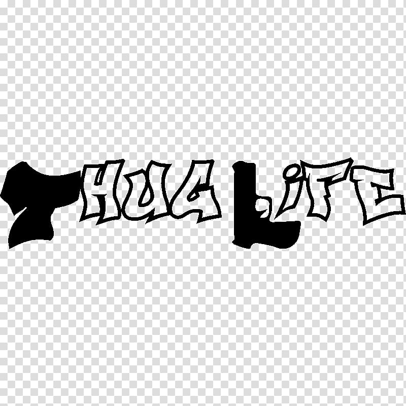 Sticker Wall decal Thug Life, Thug Life transparent background PNG clipart