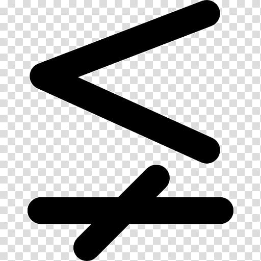 Less-than sign Equals sign Greater-than sign Mathematics Mathematical notation, Mathematics transparent background PNG clipart