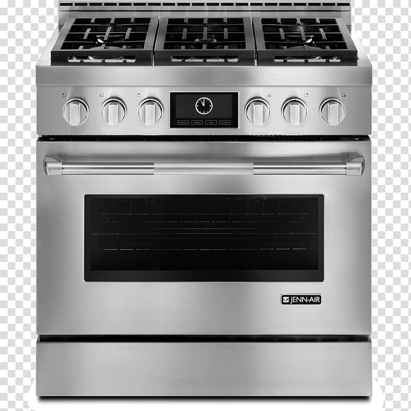 JGRP Jenn-Air Pro-Style Gas Range with Griddle and Multimode Convection Cooking Ranges Home appliance Jenn-Air Dual Fuel Range JDRP, kitchen transparent background PNG clipart