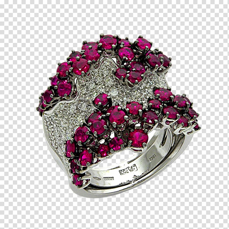 Ring Gemstone Jewellery Diamond u0423u043au0440u0430u0448u0435u043du0438u0435, Vintage Ruby Ring transparent background PNG clipart