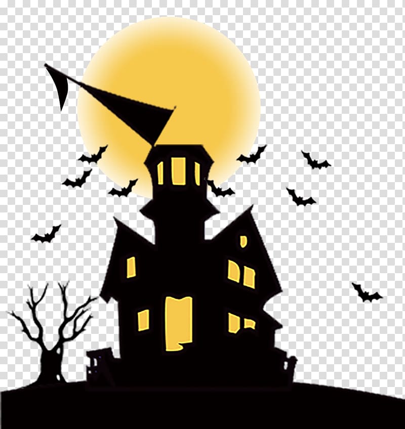 Halloween High-definition television 4K resolution , Flag fallen castle transparent background PNG clipart