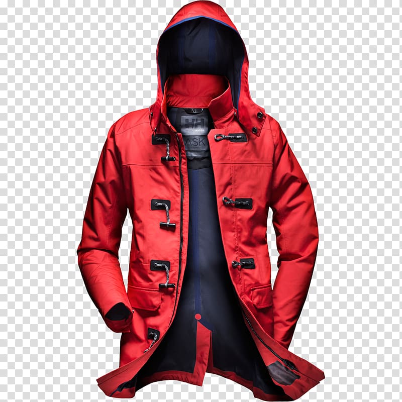 T-shirt Duffel coat Helly Hansen Raincoat, T-shirt transparent background PNG clipart