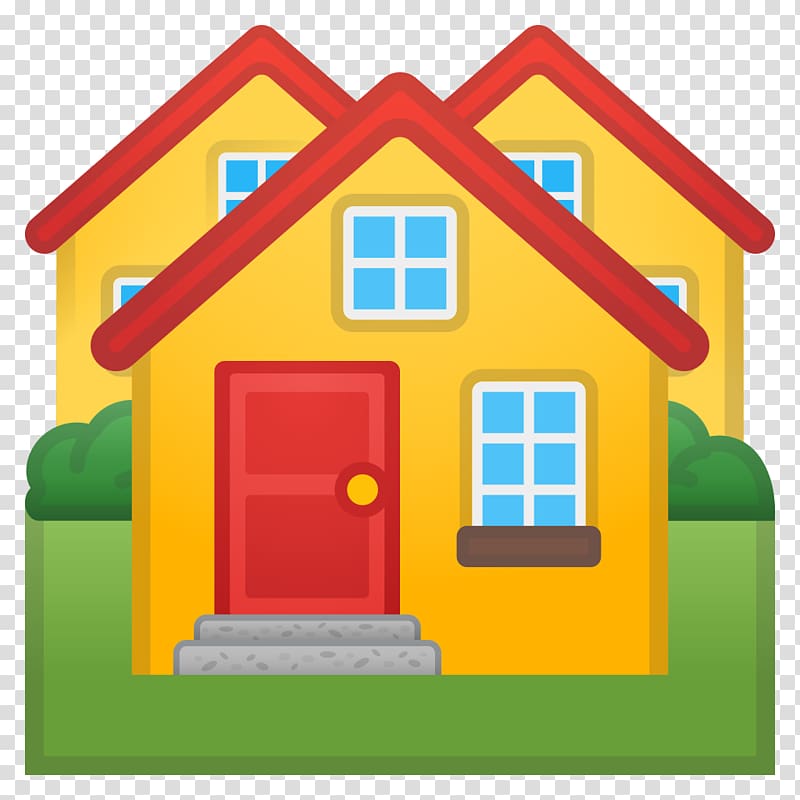 Emojipedia Noto fonts カラー文字 House, Emoji transparent background PNG clipart