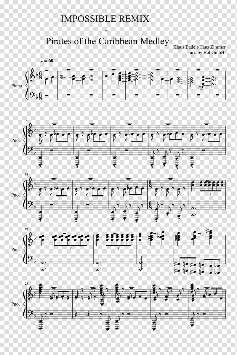 Sheet Music Piano four hands Figrin D\'an and the Modal Nodes MuseScore, sheet music transparent background PNG clipart