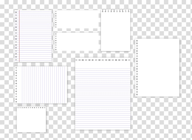 Paper Square Area Pattern, notebook transparent background PNG clipart