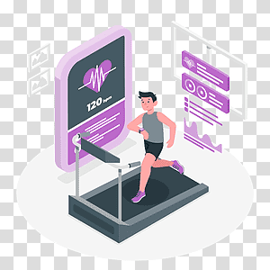illustration, Fitness tracker, data, sport, app, interface, user, run, fitness, gym transparent background PNG clipart thumbnail
