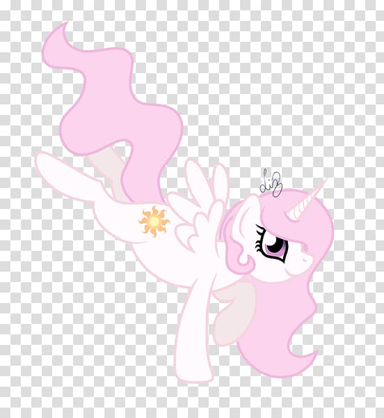 Unicorn Illustration Ear Pink M, unicorn transparent background PNG clipart