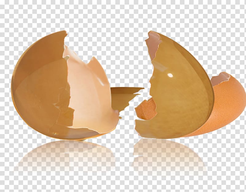 Eggshell Chicken egg, Broken egg shell transparent background PNG clipart