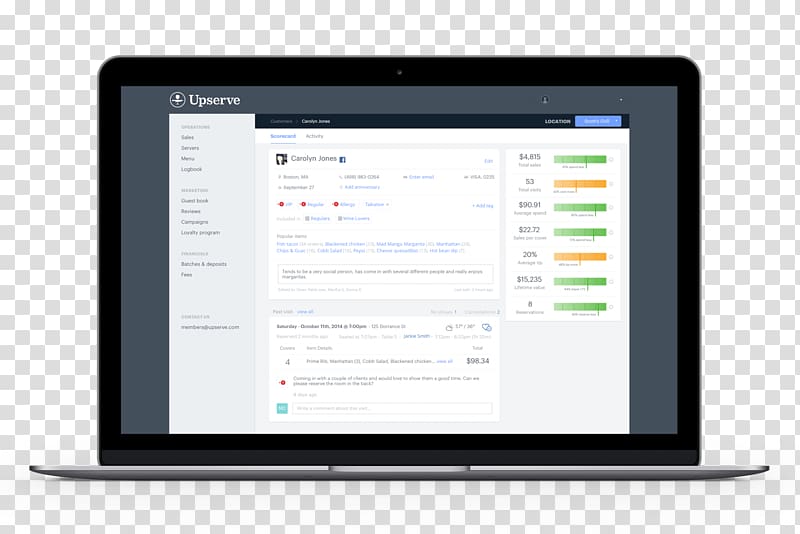 Management Computer Software Point of sale Diagram Upserve, fine dining transparent background PNG clipart