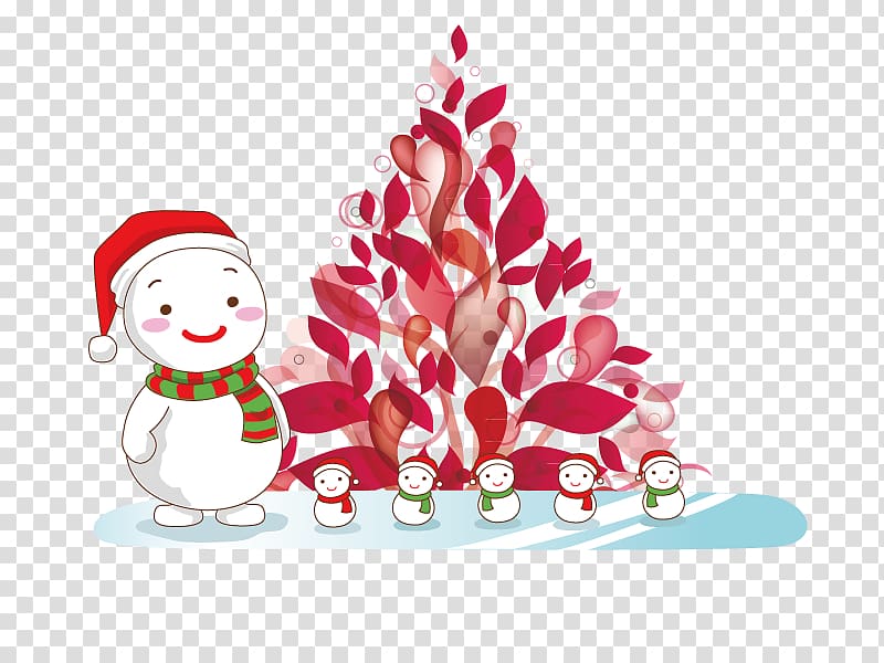 Christmas tree Illustration, Creative Christmas transparent background PNG clipart