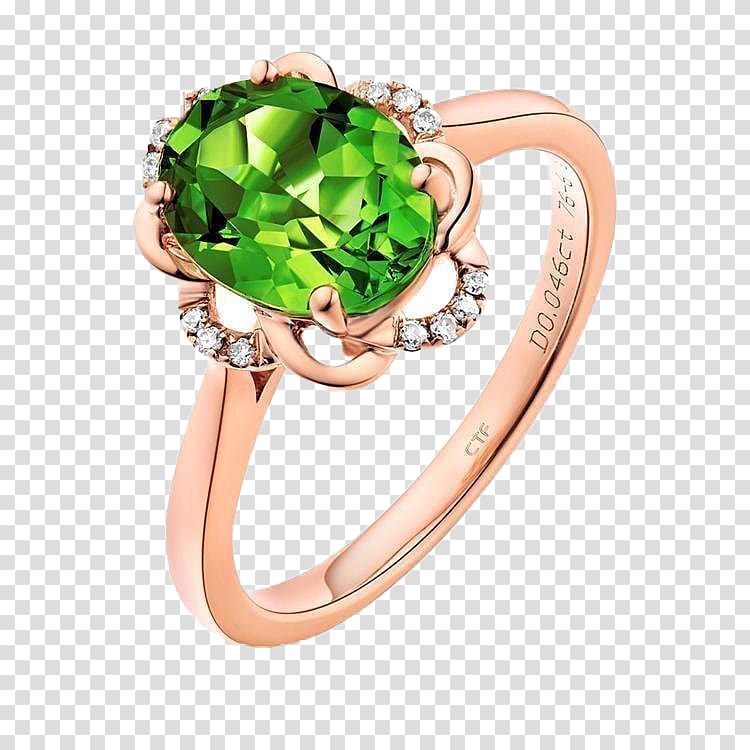 Ring Gold Diamond Brilliant, Emerald Diamond Ring transparent background PNG clipart