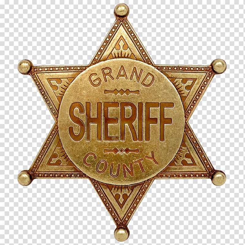 United States American frontier Badge Sheriff Police, Badges transparent background PNG clipart