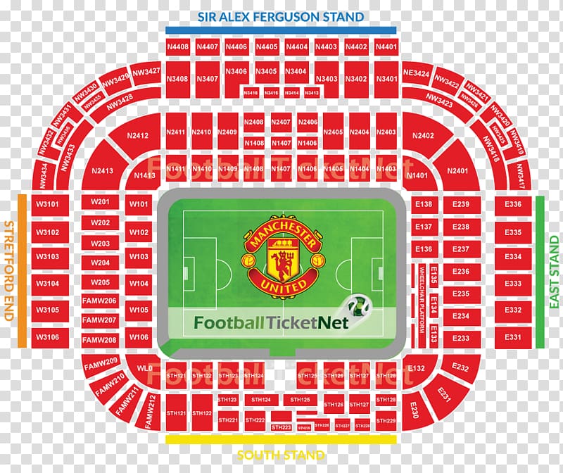 Old Trafford Seating Plan