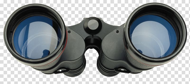 gray binoculars illustration, Binocular Through transparent background PNG clipart