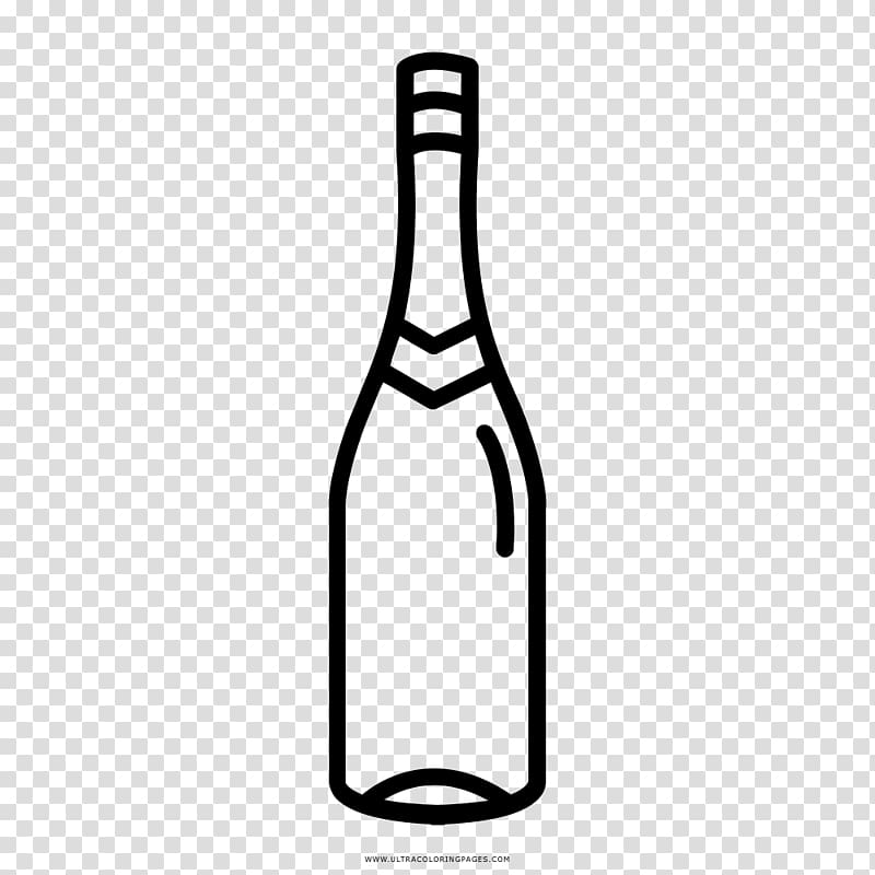 Wine Drawing Bottle Coloring book, wine transparent background PNG clipart