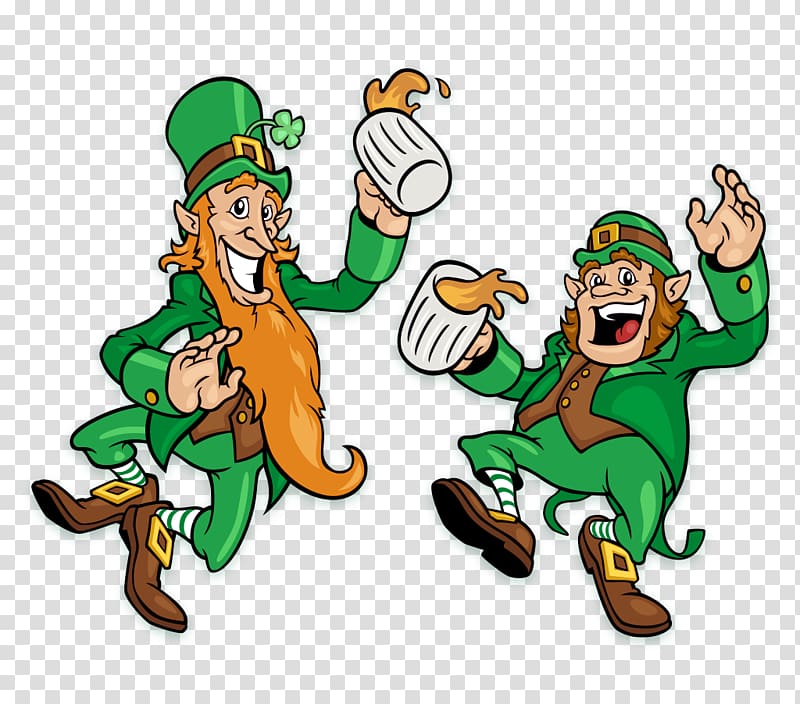 Beer Postmaster P. Leprechaun Saint Patrick\'s Day Irish people, macaw transparent background PNG clipart