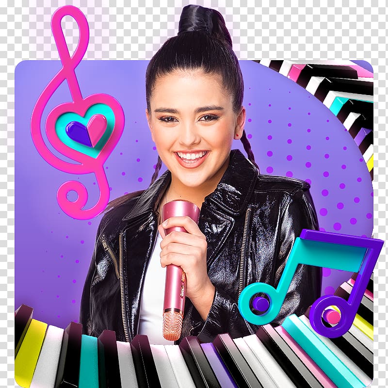 woman holding pink Bluetooth microphone, Maia Reficco Kally's Mashup Nickelodeon Drawing, others transparent background PNG clipart