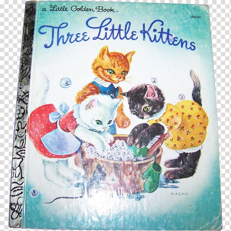 Three Little Kittens Cat The Poky Little Puppy Book, Cat transparent background PNG clipart