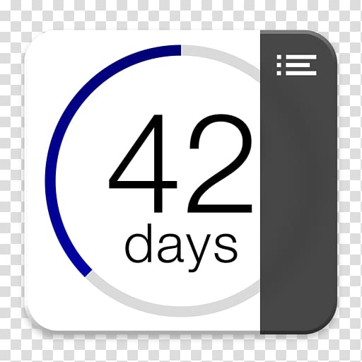 Apple Widget iPod touch Mac App Store, count down for 5 days transparent background PNG clipart
