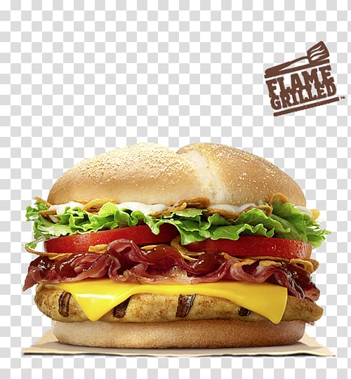 Whopper Hamburger Burger King grilled chicken sandwiches Cheeseburger, burger king transparent background PNG clipart