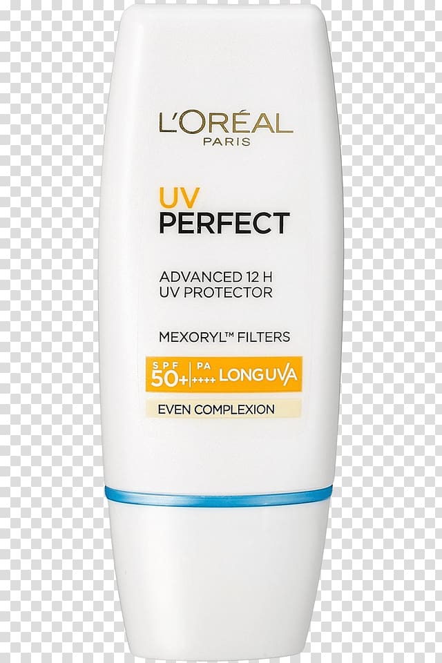 Lotion Sunscreen LÓreal Factor de protección solar Cream, Spf50 transparent background PNG clipart