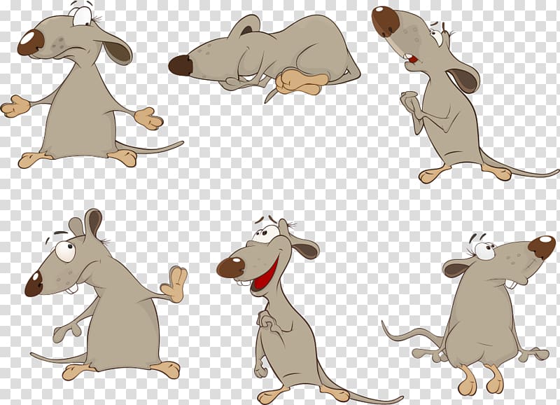 Brown rat Mouse Rodent Cartoon, cartoon mouse transparent background PNG clipart