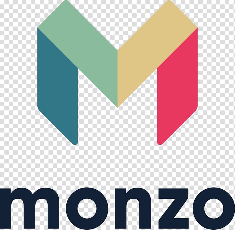 Monzo Challenger bank Finance Logo, bank transparent background PNG clipart