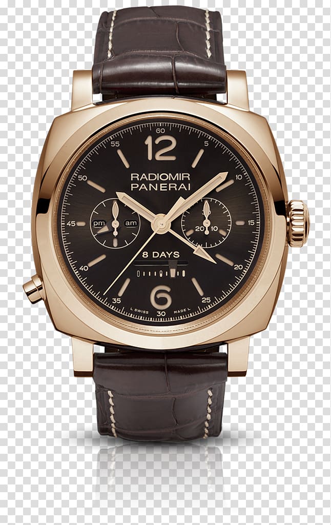 Panerai Men's Luminor Marina 1950 3 Days Radiomir Watch Panerai Luminor 1950 Chrono Monopulsante 8 Days, watch transparent background PNG clipart