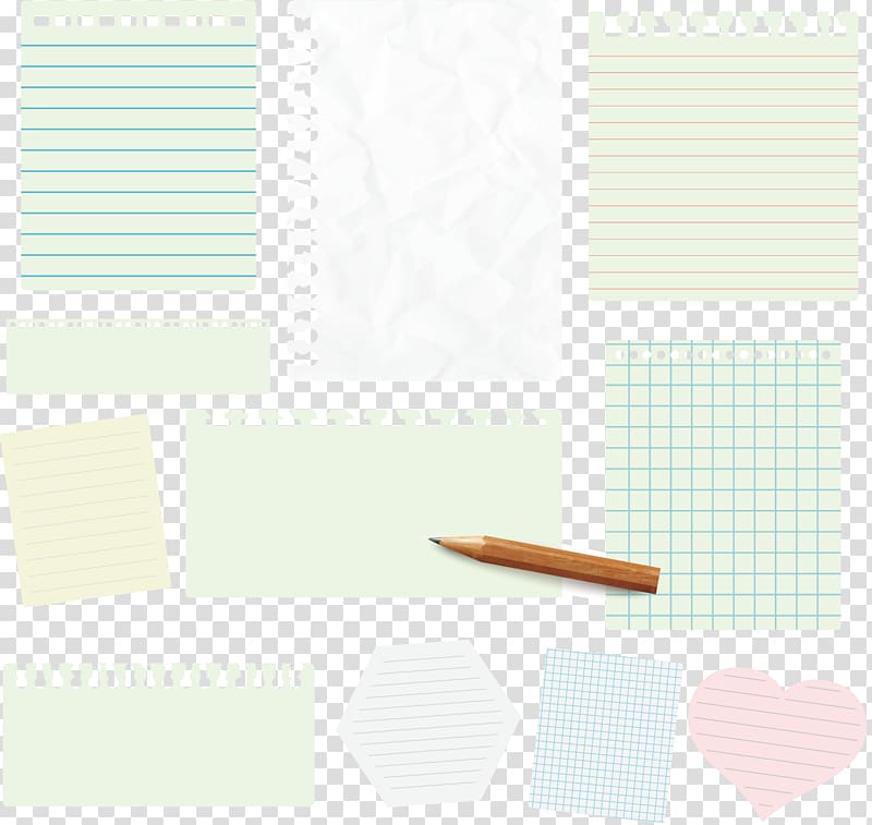 empty note paper lot, Paper Pencil, collection of hand-painted paper sticky notes transparent background PNG clipart
