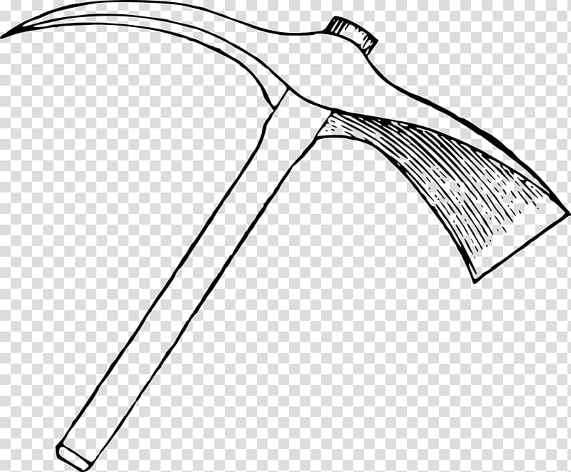 Pickaxe Mattock Tool Drawing , Sweep Picking transparent background PNG clipart