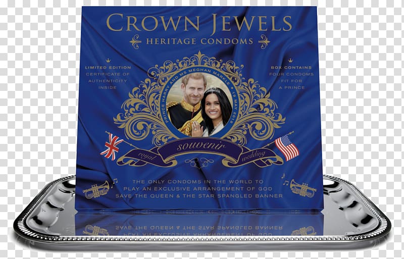 Wedding of Prince Harry and Meghan Markle Condoms Gift Crown Jewels of the United Kingdom, wedding transparent background PNG clipart