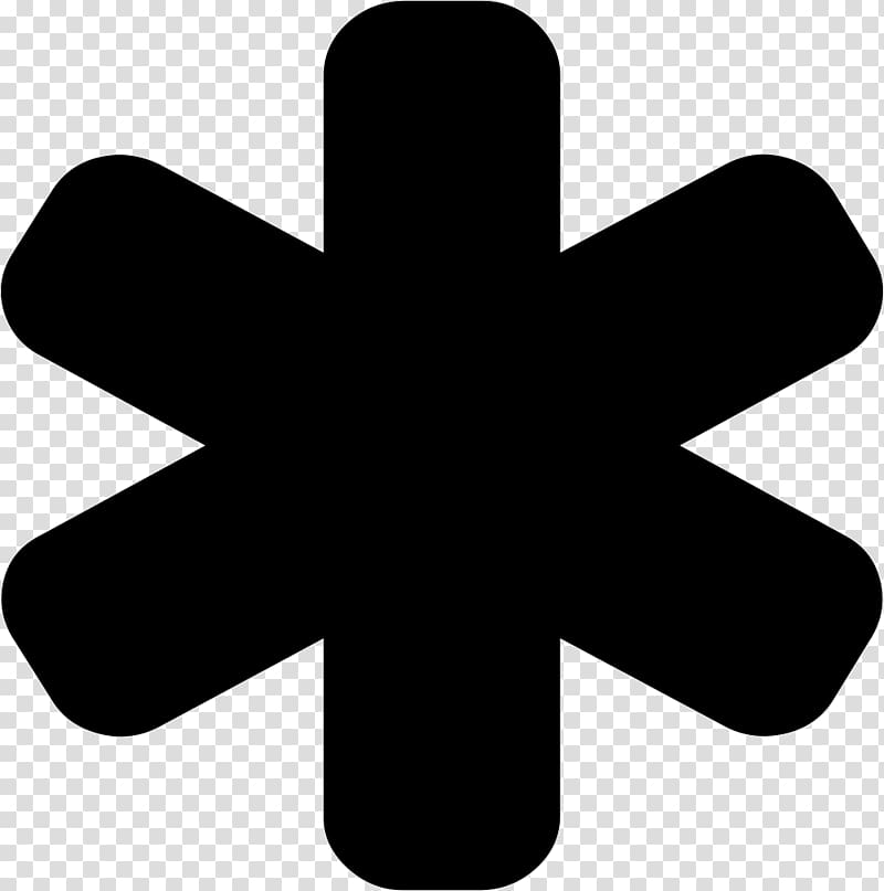 Computer Icons Asterisk Star of Life graphics, asterisk transparent background PNG clipart